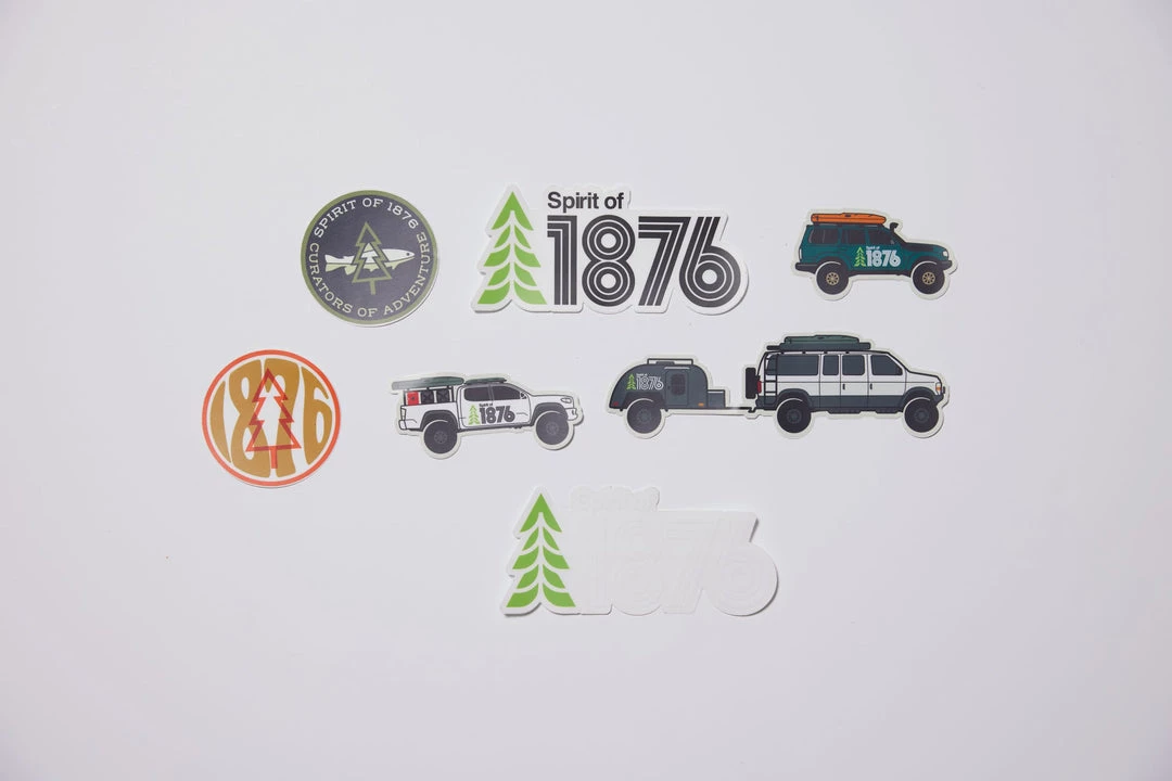 Spirit Of 1876 Logo Sticker 4 Spirit Of 1876 Logo Sticker