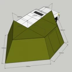23ZERO Peregrine 270 RIGHT HAND MOUNT(US PASSENGER SIDE) AWNING WITH LST Rig Mods