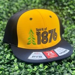 Spirit Apparel Spirit Of 1876 Logo Ultimate Performance Flex - Navy/Yellow