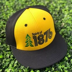 Spirit Apparel Spirit Of 1876 Logo Ultimate Performance Flex - Navy/Yellow