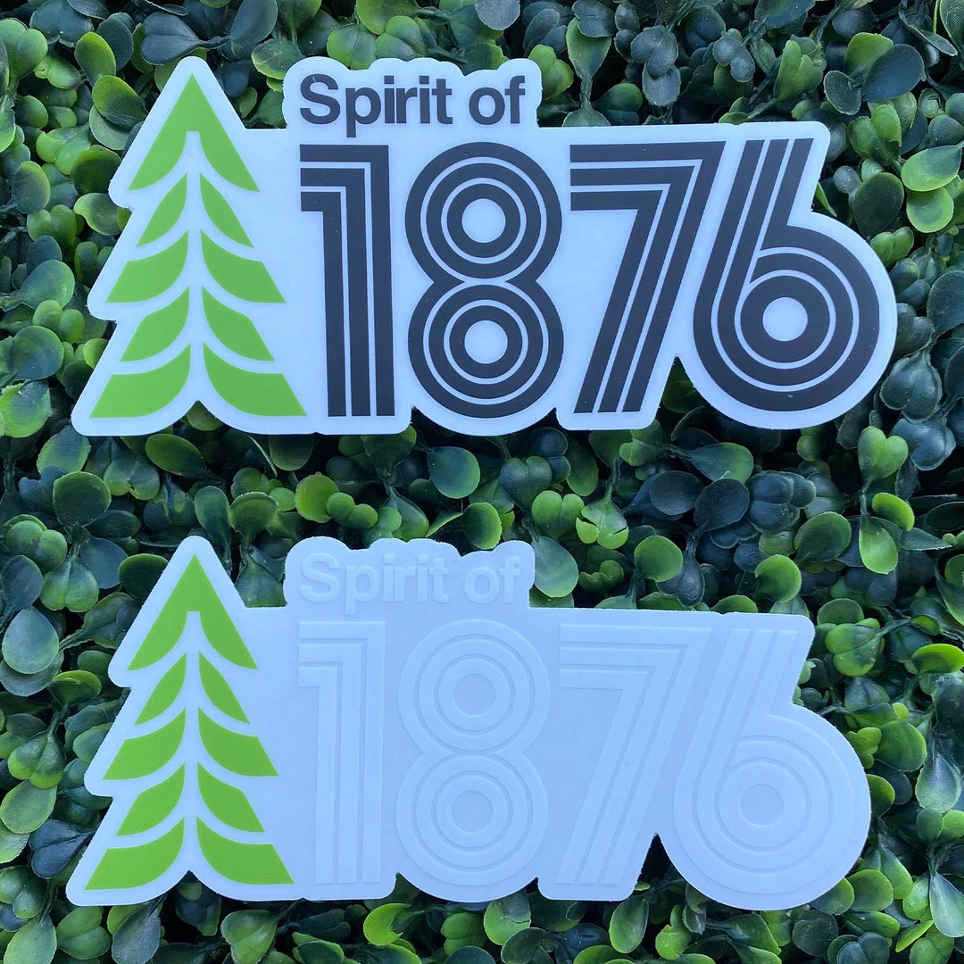 Spirit Of 1876 Logo Sticker 3 Spirit Of 1876 Logo Sticker