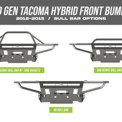 Rig Mods C4 Fabrication Tacoma Hybrid Front Bumper / 2nd Gen / 2012-2015